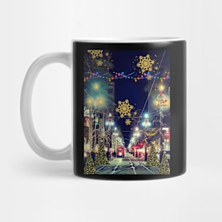 Merry Christmas streetcar Mug